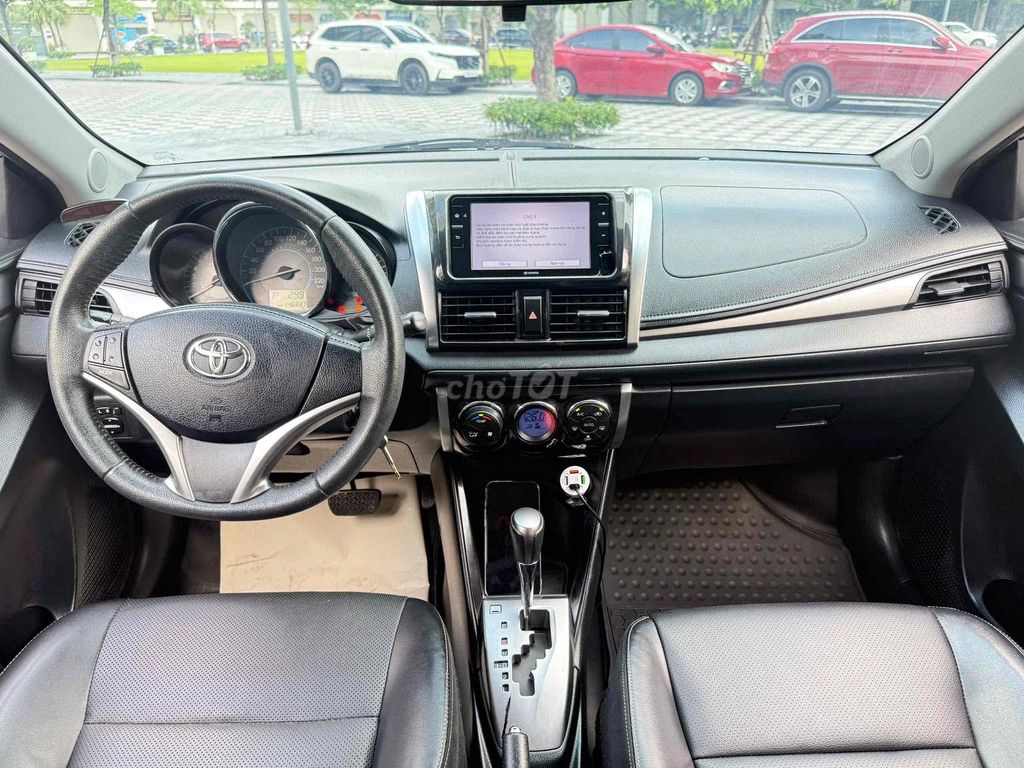 Toyota Vios G 2016 песочный кожаный салон