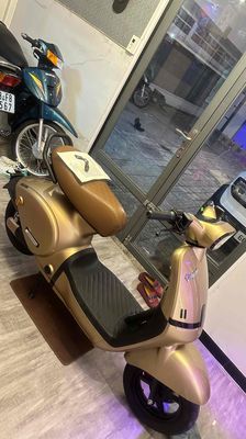 Xe máy điện A10 2025 Vàng đồng