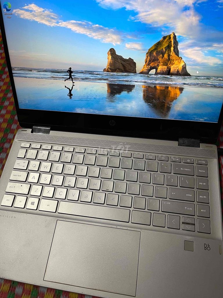 HP X360 14 I3-1005G1 4/256 Cảm ứng gập bể góc