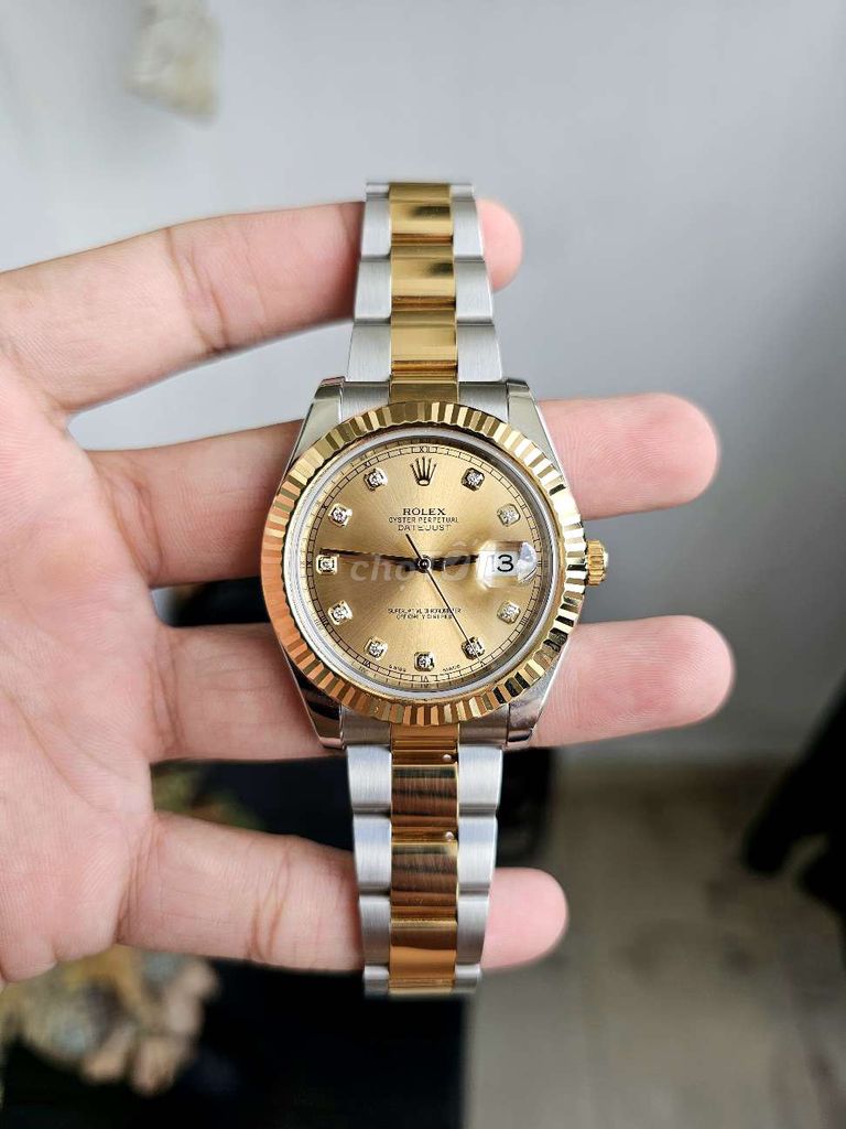 Rolex Datejust 116333 Champagne Diamond ~2016. Mua bán Đồng hồ tại Quận Tân Phú Tp Hồ Chí Minh được đăng bởi Đồng Hồ Long Swiss hình 1