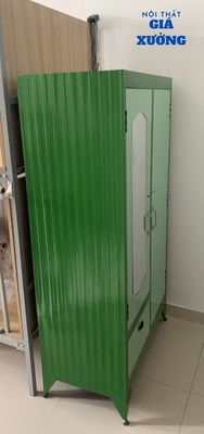 Tủ đồ - tủ sắt màu xanh lá 2 cánh - 90x1m6