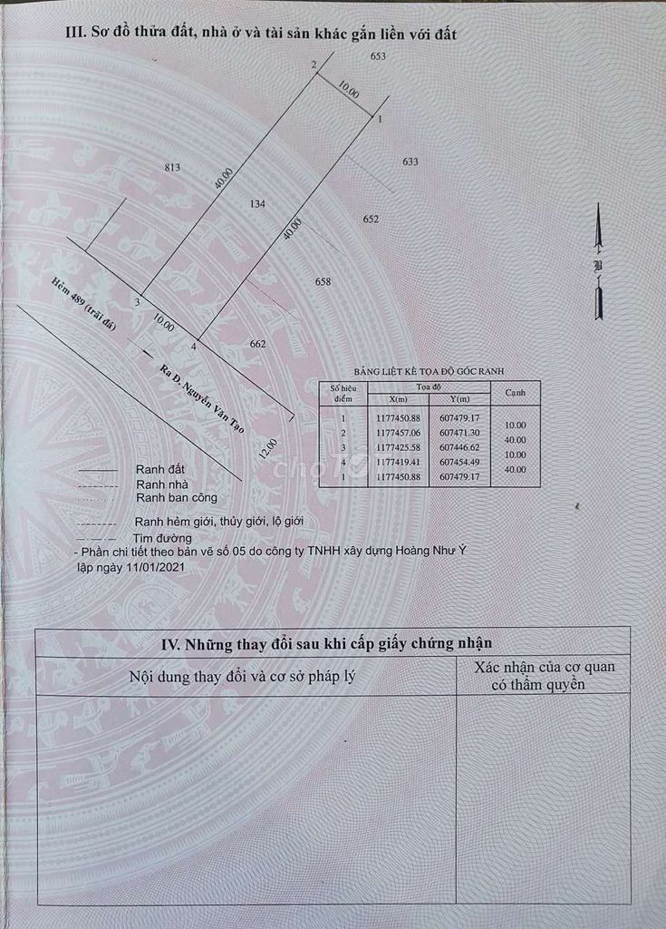 Đất 10x56m, 560m2, thổ cư 400m2, Giá: 11ty, Nguyễn Văn Tạo, Nhà Bè.