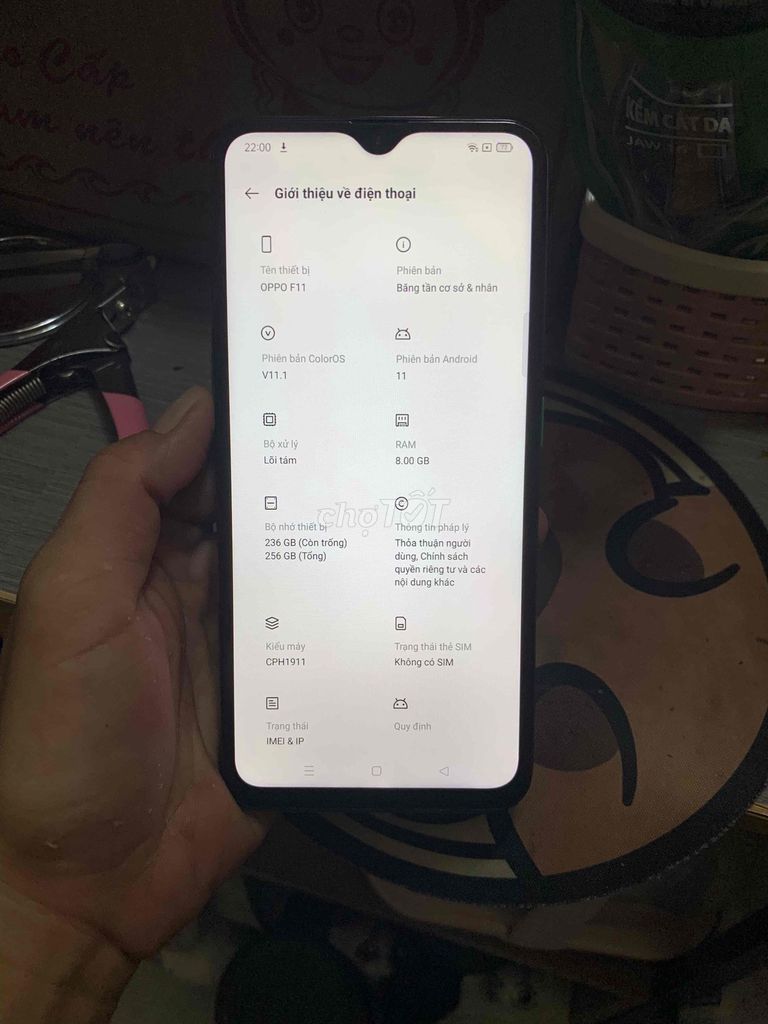OPPO F11 256GB Trắng. Mua bán Điện thoại tại Huyện Bình Chánh Tp Hồ Chí Minh được đăng bởi Hữu Tiến hình 1