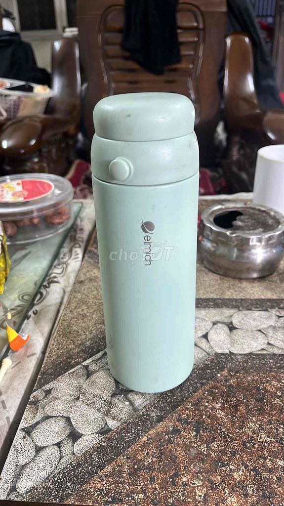 Bình giữ nhiệt Elmich Xanh ngọc An toàn. Mua bán Dụng cụ nhà bếp tại Quận Hoàng Mai Hà Nội được đăng bởi Kairiyeudau hình 1