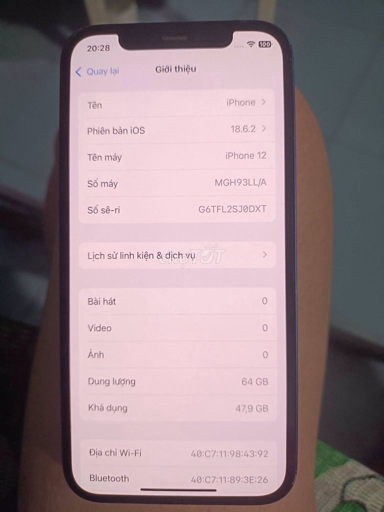 Apple iPhone 12 64GB Xanh Đã sử dụng. Mua bán Điện thoại tại Quận Gò Vấp Tp Hồ Chí Minh được đăng bởi Hội Đồ Điện Tử hình 1