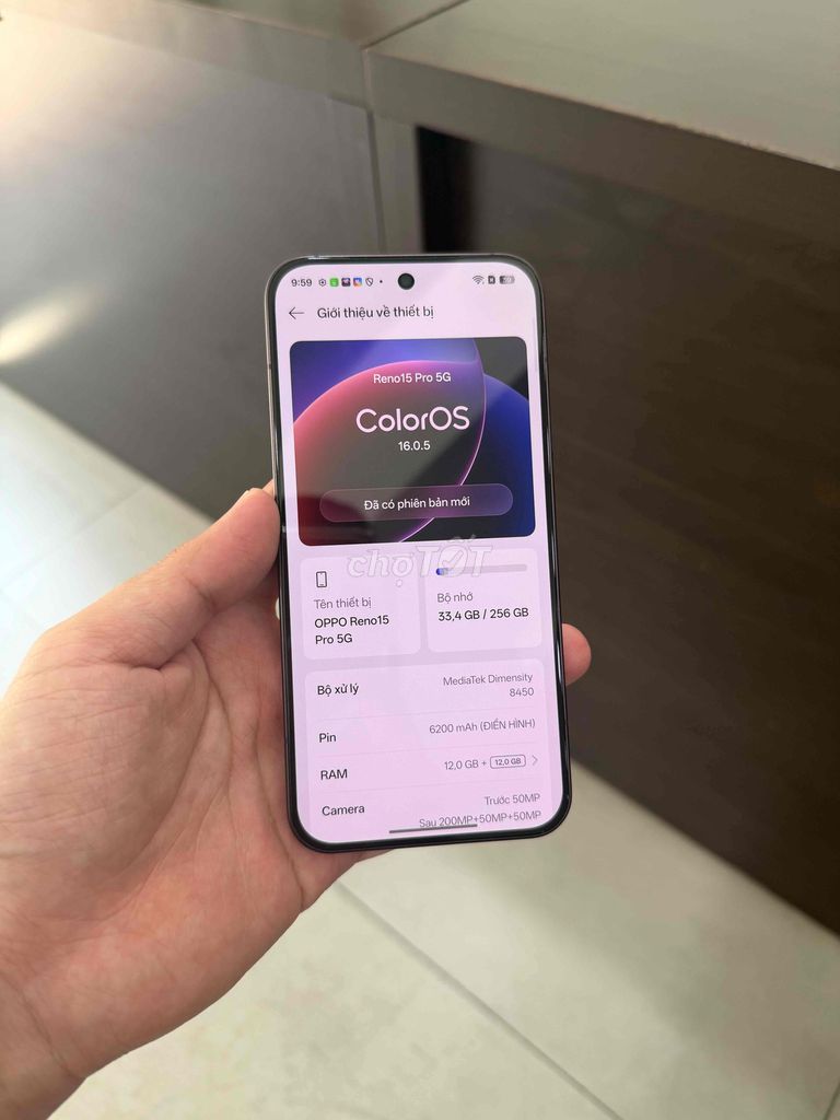 OPPO Reno15 Pro 5G 256GB Nâu. Mua bán Điện thoại tại Quận Tân Bình Tp Hồ Chí Minh được đăng bởi Hoàng Nam hình 1