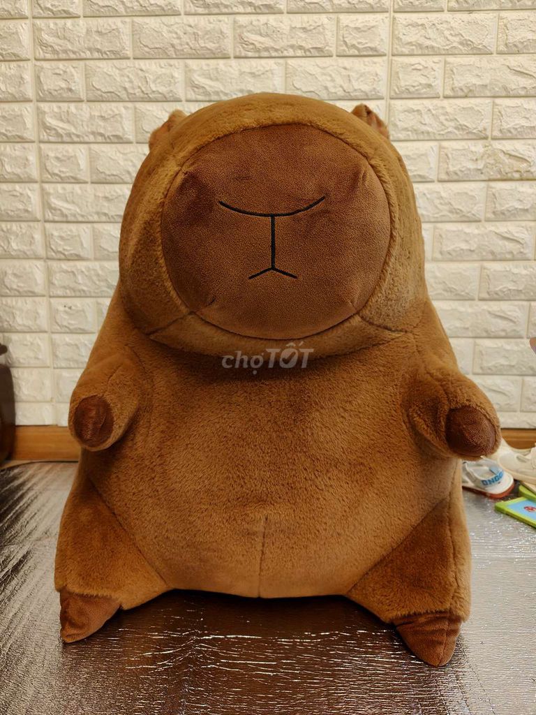 Gấu bông Capybara Nâu 65cm. Mua bán Sở thích khác tại Huyện Thanh Trì Hà Nội được đăng bởi Chu Đức Kiên hình 1