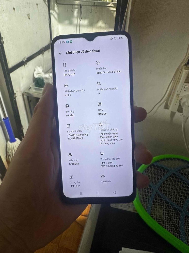 Oppo A16 3GB/32GB Bạc. Mua bán Điện thoại tại Quận Bình Thạnh Tp Hồ Chí Minh được đăng bởi conan hình 1