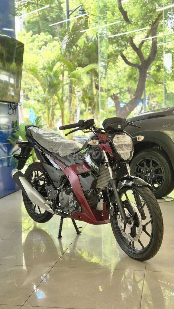 Ликвидация Satria Pro 2026 Красно-черный тестовый байк скидка 5 млн
