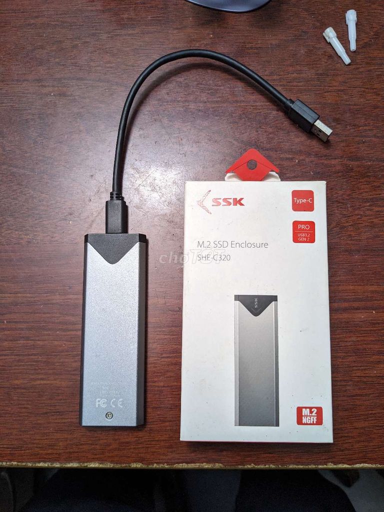 Box SSD M.2 Enclosure SHE-C320 SSK