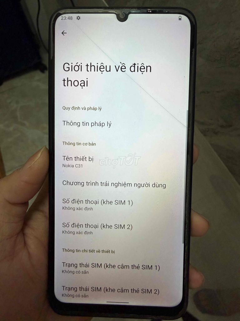 Nokia C31 Xanh Đã sử dụng. Mua bán Điện thoại tại Thành phố Thuận An Bình Dương được đăng bởi Trung Nam hình 1