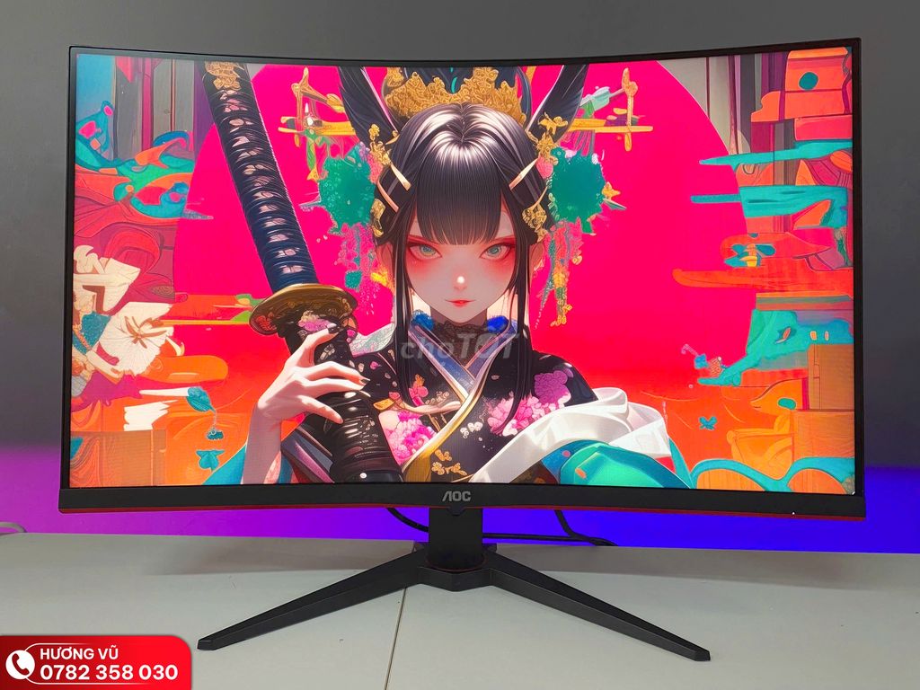 Màn Hình LCD Cong AOC C32G2E  32 inch 165Hz 1ms