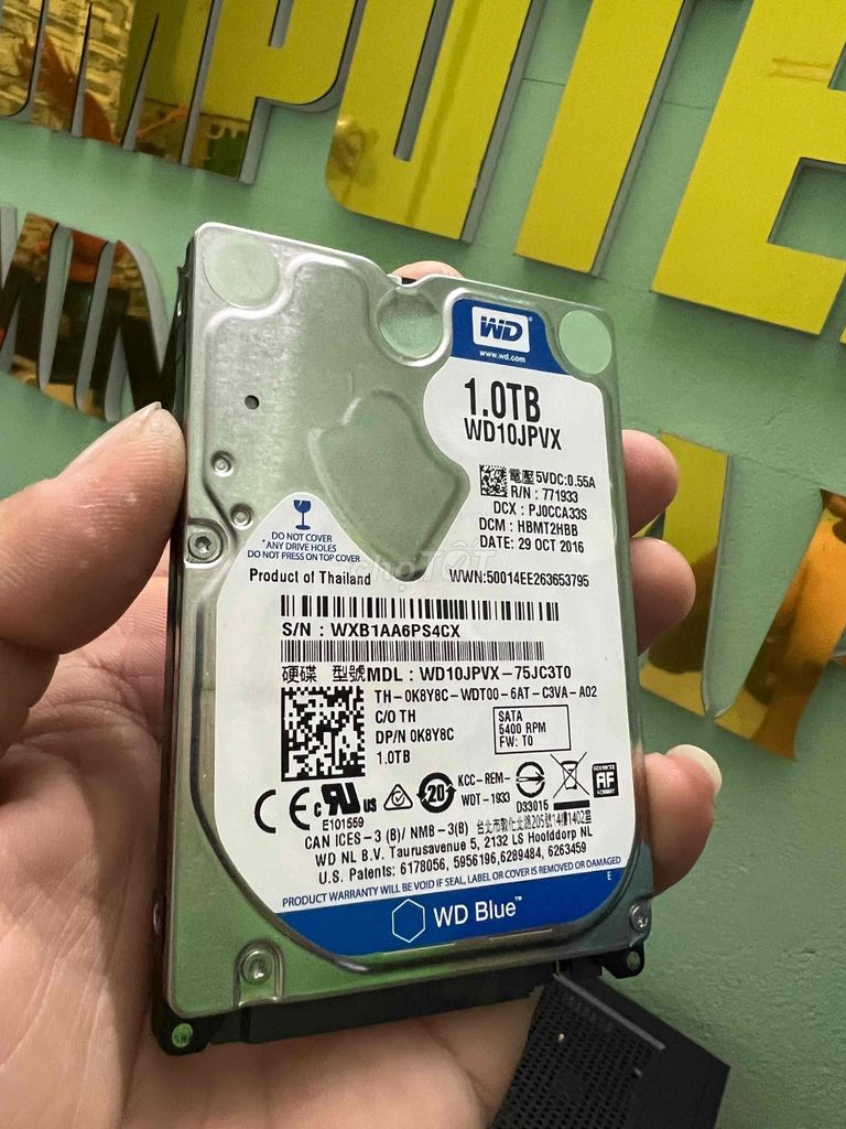 HDD 1T Laptop mới keng