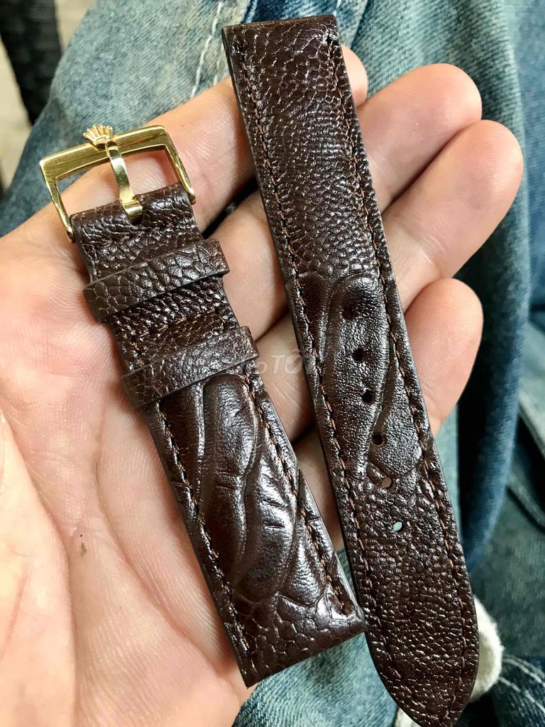 Dây đồng hồ nam da bò Nâu đỏ. Mua bán Phụ kiện thời trang khác tại Quận 12 Tp Hồ Chí Minh được đăng bởi Đăng  hình 1