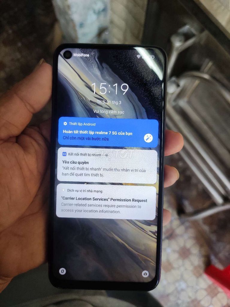 Realme 7 5G 8/256G Vân Tay Zin Asus mới. Mua bán Điện thoại tại Quận 3 Tp Hồ Chí Minh được đăng bởi Thúy Hoàng  hình 1