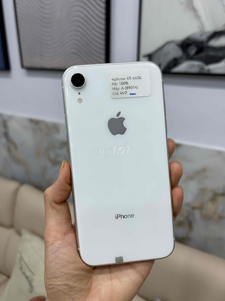 Apple iPhone Xr 64GB Trắng Quốc Tế Zin Đẹp 99. Mua bán Điện thoại tại Huyện Hóc Môn Tp Hồ Chí Minh được đăng bởi SIRI STORE HCM hình 1