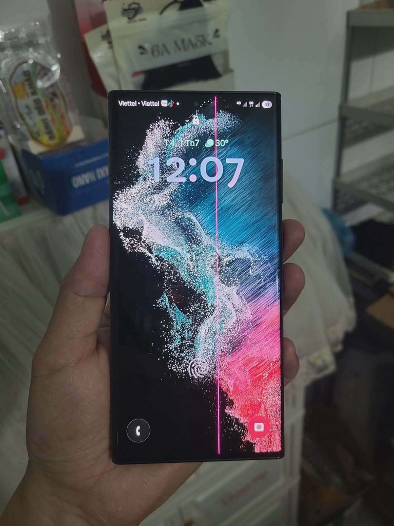 Samsung S22 Ultra 12/256GB đen. Mua bán Điện thoại tại Huyện Gia Lâm Hà Nội được đăng bởi nguyễn ngọc trí dũng hình 1