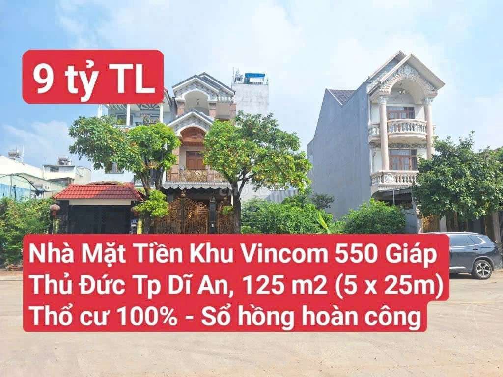 🆘 Nhà Mặt Tiền Gần VinCom Dĩ An Giáp Thủ Đức, P. Dĩ An, Tp. Dĩ An