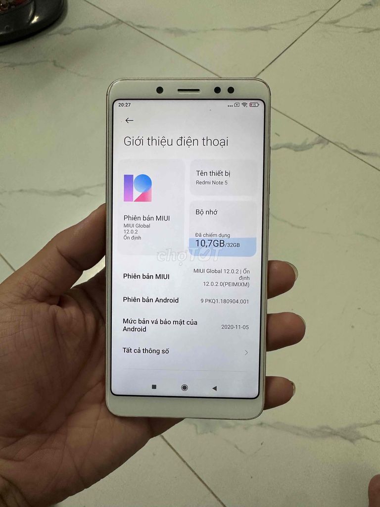 Xiaomi Redmi Note 5 máy zin. Mua bán Điện thoại tại Quận Nam Từ Liêm Hà Nội được đăng bởi D hình 1
