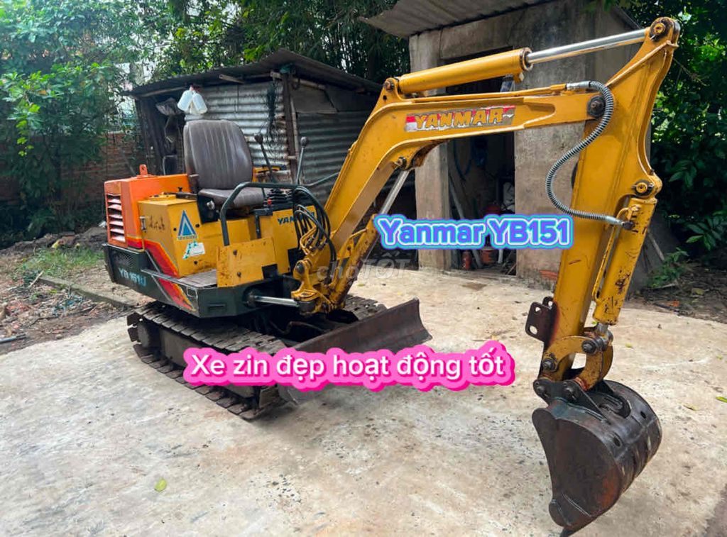 xe đào Yanmar YB151 hàng bãi nhật