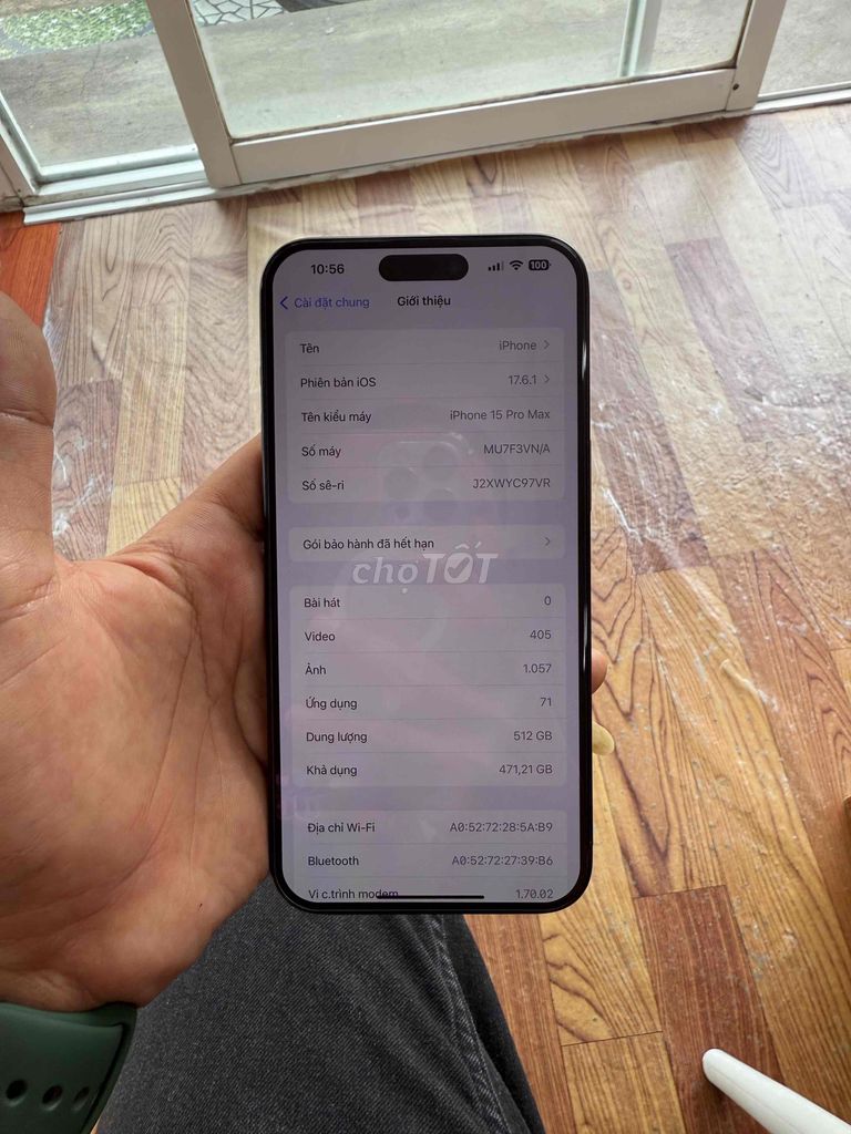 Apple iPhone 15 Pro Max 512GB Xanh đậm. Mua bán Điện thoại tại Huyện Củ Chi Tp Hồ Chí Minh được đăng bởi Long Phạm hình 1