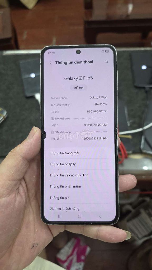 Samsung Galaxy Z Flip5 8GB/256GB. Mua bán Điện thoại tại Quận Thanh Xuân Hà Nội được đăng bởi Shandp thanh xuân hình 1