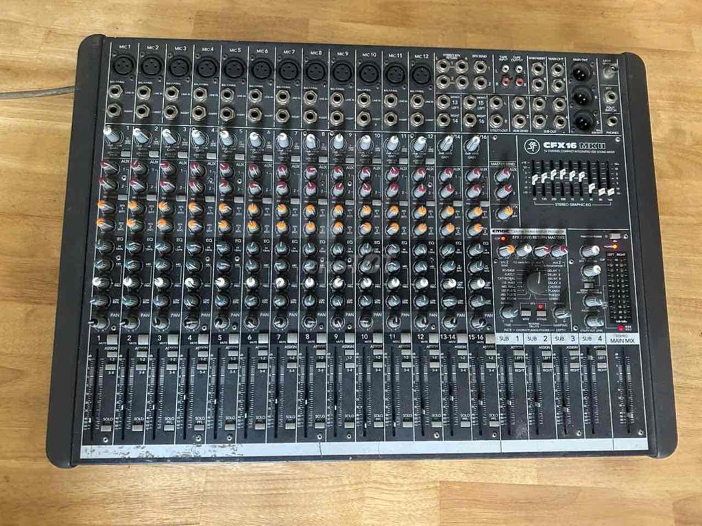 Bàn trộn âm thanh Mackie CFX16 MKII. Mua bán Tivi, Âm thanh tại Quận Tân Phú Tp Hồ Chí Minh được đăng bởi Anh tuấn hình 1