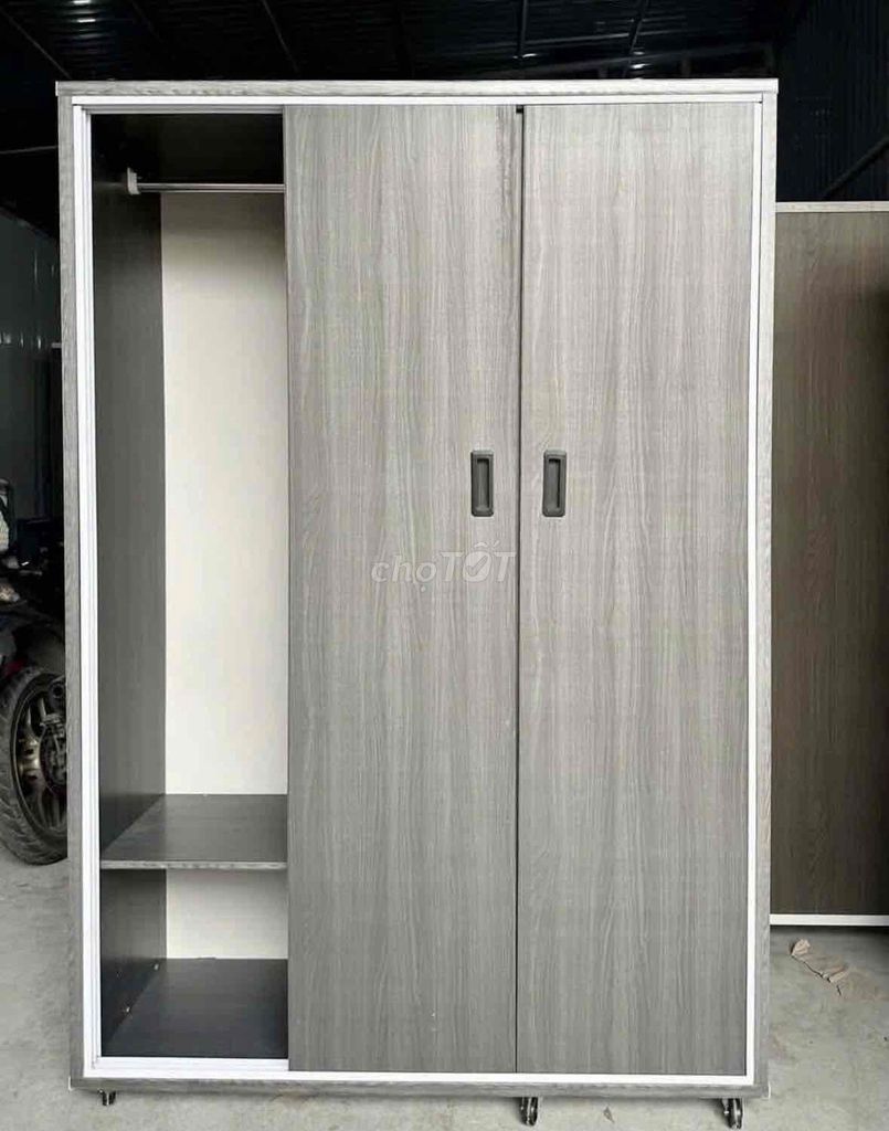 Tủ quần áo Nhựa Đài Loan Xám vân gỗ 1m25. Mua bán Tủ, kệ gia đình tại Quận Bình Thạnh Tp Hồ Chí Minh được đăng bởi Hong Le hình 1