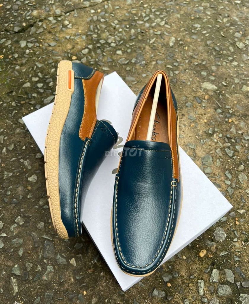 Clarks xanh dương