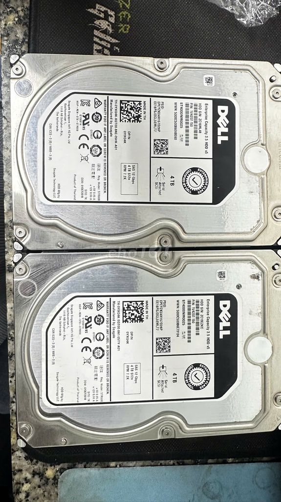 Ổ cứng HDD Dell 4TB SAS 12 Gbps. Mua bán Linh kiện (RAM, Card...) tại Huyện Dầu Tiếng Bình Dương được đăng bởi LINH KIỆN MÁY TÍNH QUA SỬ DỤNG hình 1