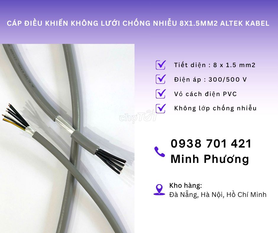 Cáp điều khiển Altek Kabel CT-500. Mua bán Đồ chuyên dụng, Giống nuôi trồng tại Quận 6 Tp Hồ Chí Minh được đăng bởi Huyền Altek Kabel hình 1