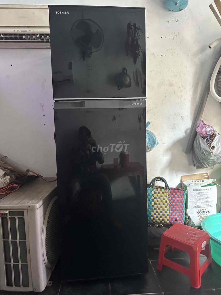 Tủ lạnh Toshiba inverter 233 lít (mới 95% ). Mua bán Tủ lạnh tại Quận Tân Bình Tp Hồ Chí Minh được đăng bởi Điện lạnh Chí Linh hình 1