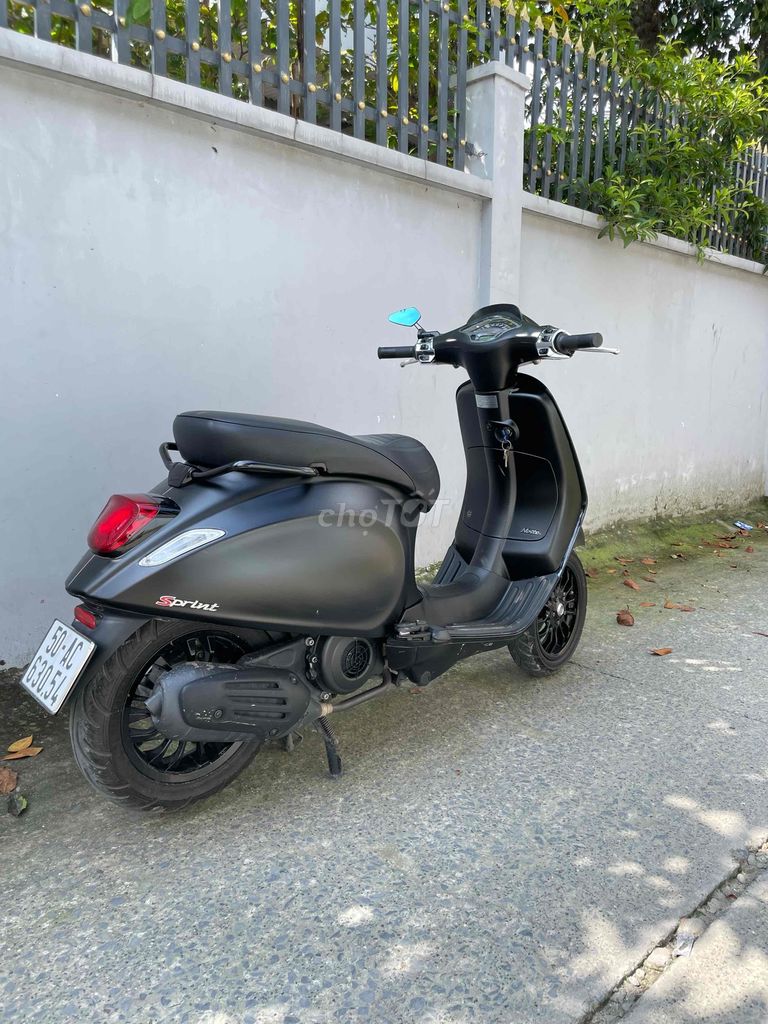 Chính chủ cần bán vespa sprint đen nhám 2020. Mua bán Xe máy tại Huyện Hóc Môn Tp Hồ Chí Minh được đăng bởi Trần Thanh Thiên hình 6