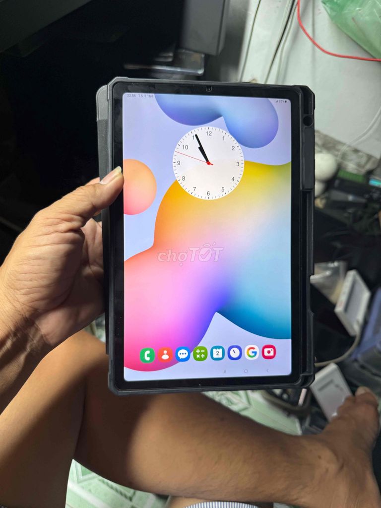 Samsung Galaxy Tab S6 Lite Đen. Mua bán Máy tính bảng tại Quận Bình Tân Tp Hồ Chí Minh được đăng bởi TRẦN LINH hình 1