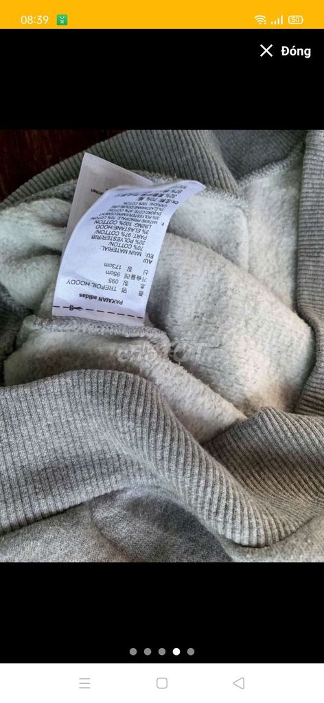 Áo khoác Adidas thun chính hãng Mỹ USA,
Size M. Mua bán Quần áo tại Quận 3 Tp Hồ Chí Minh được đăng bởi Ty phạm 2hand hình 3