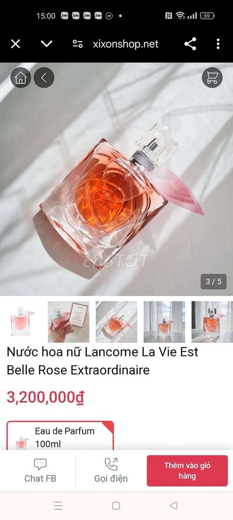 Nước hoa lancome