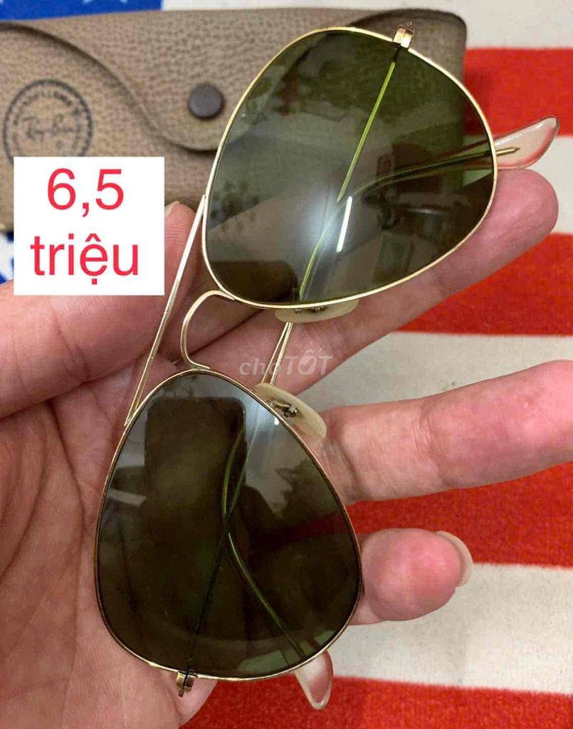 Kính Rayban bọc vàng 12kGF của Mỹ. Mua bán Phụ kiện thời trang khác tại Huyện Thanh Trì Hà Nội được đăng bởi LONG KO TIẾP MẶC CẢ hình 1