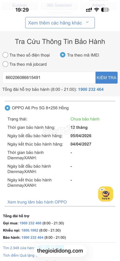 Oppo A6 Pro 5G 8/256GB Hồng 99%. Mua bán Điện thoại tại Quận 6 Tp Hồ Chí Minh được đăng bởi Tâm Lê hình 1