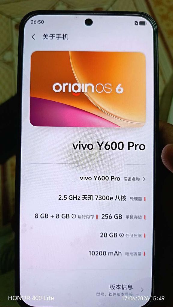 Vivo Y600 Pro Đen 8GB/256GB 10200mAh. Mua bán Điện thoại tại Quận Hoàng Mai Hà Nội được đăng bởi Lê Ngọc Sơn hình 1