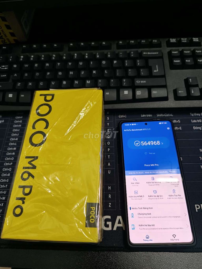 Giao lưu/gl  Xiaomi POCO M6 Pro 4G 8GB/256GB. Mua bán Điện thoại tại Huyện Gia Lâm Hà Nội được đăng bởi Hoàng Vũ hình 1