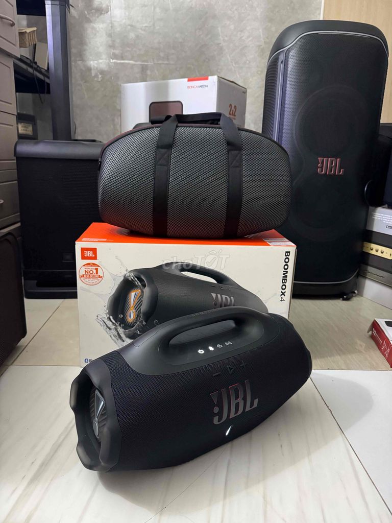 Loa Bluetooth JBL Boombox 4 pgi siêu mới. Mua bán Tivi, Âm thanh tại Quận Bình Thạnh Tp Hồ Chí Minh được đăng bởi briandang hình 1