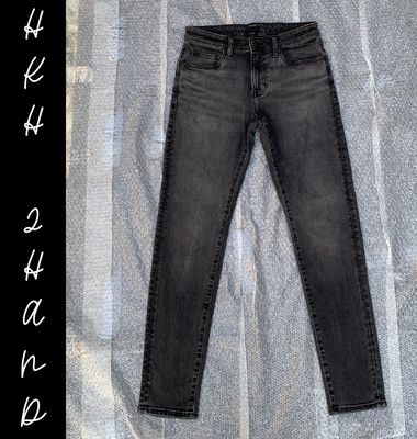 Quần jeans nam UNIQLO xám đen đậm, sz 29- FREESHIP