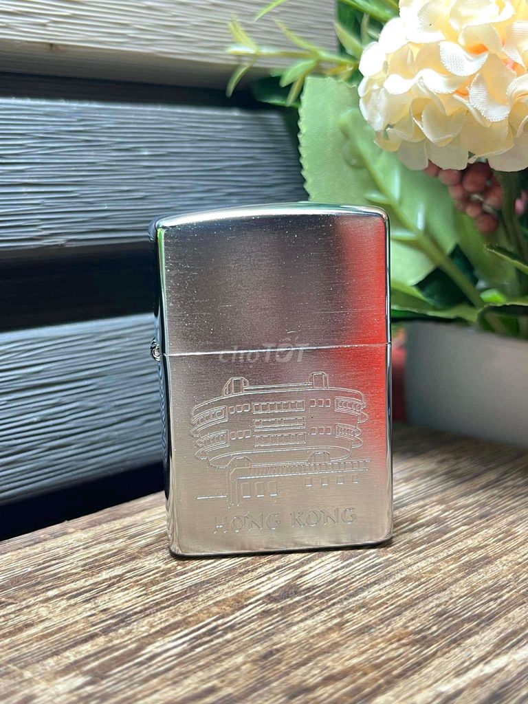 Zippo chrome xước VII 1991 new