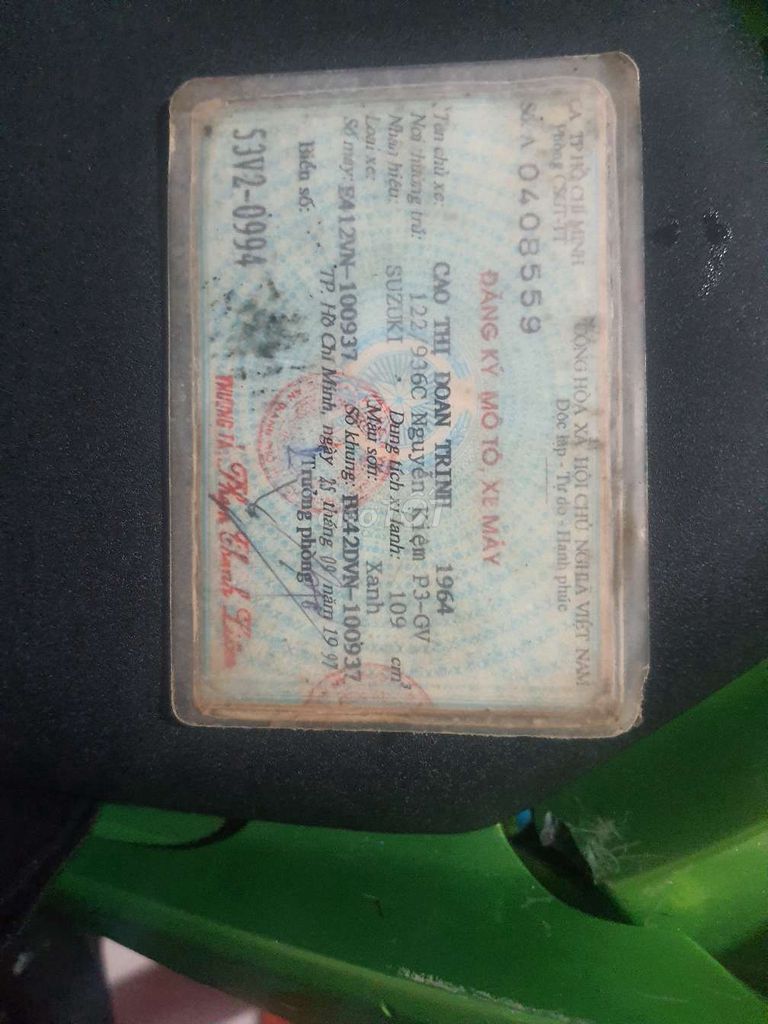 Bay nhanh xipo giấy zin từng món. Mua bán Xe máy tại Thành phố Thuận An Bình Dương được đăng bởi NTA hình 3