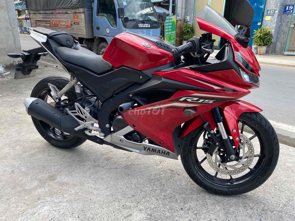 Yamaha R15 2022 màu Đỏ. Mua bán Xe máy tại Huyện Hóc Môn Tp Hồ Chí Minh được đăng bởi xe máy Tùng Liên  hình 3