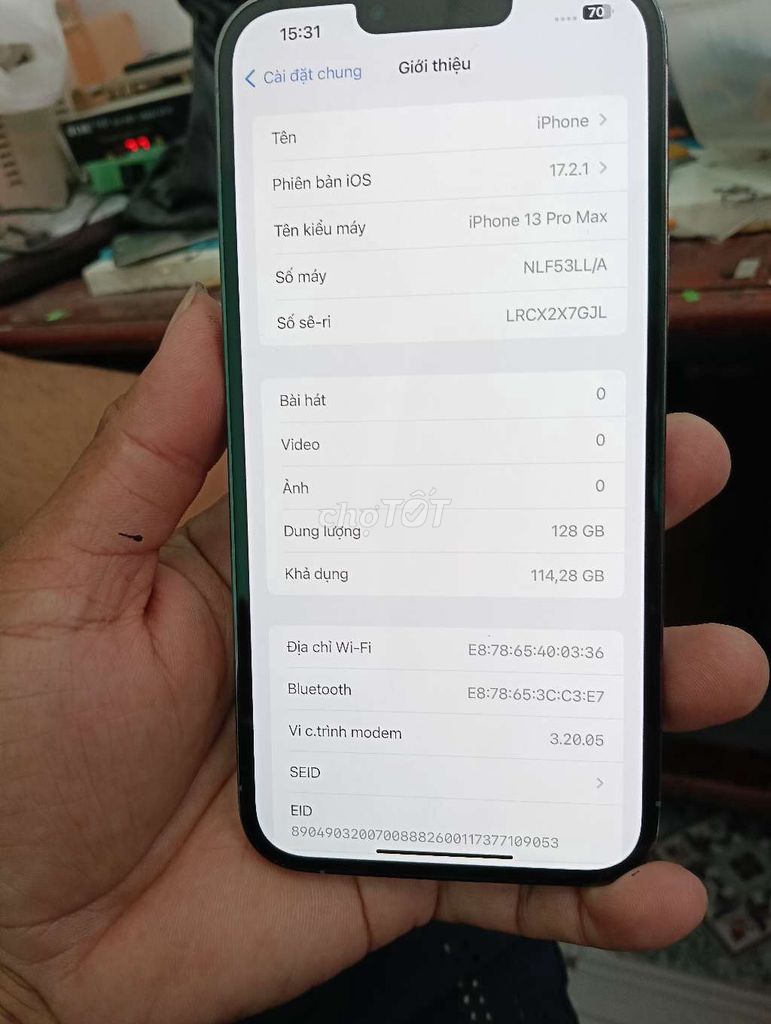 iPhone 13 promax 128gb pin 85% full zin giá rẻ