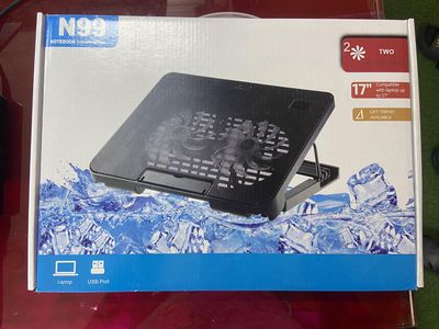 Đế tản nhiệt laptop máy tính macbook N99 2 quạt