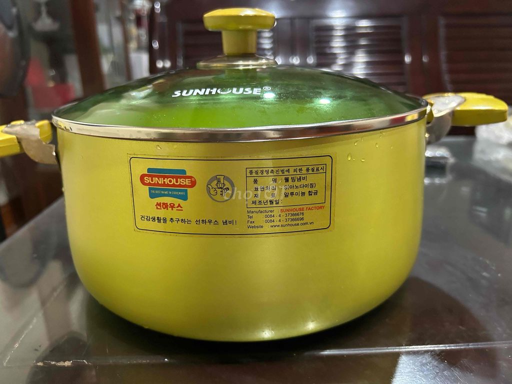 Nồi SUNHOUSE Xanh cốm 26cm. Mua bán Dụng cụ nhà bếp tại Quận Thanh Xuân Hà Nội được đăng bởi Ngọc Bích hình 1