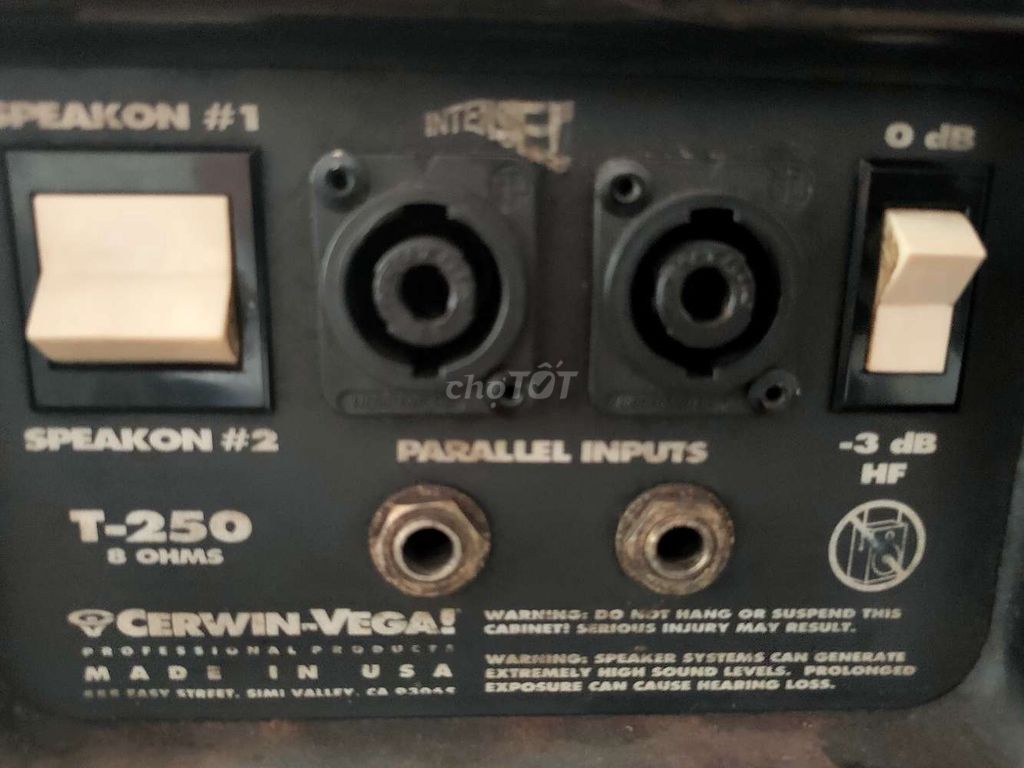 Cerwin vega T250, loa khủng long. Mua bán Tivi, Âm thanh tại Huyện Bình Chánh Tp Hồ Chí Minh được đăng bởi Hải Lâm hình 3