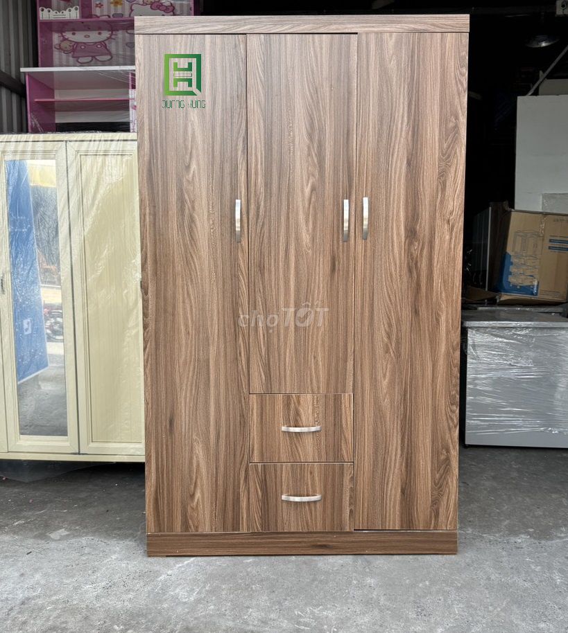 Tủ quần áo Quang Hùng Gỗ MDF// TỦ GỖ/ TỦ GIÁ RẺ///. Mua bán Tủ, kệ gia đình tại Huyện Vĩnh Cửu Đồng Nai được đăng bởi Nội Thất Quang Hùng TD hình 1